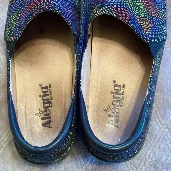 Algeria Deb-777 Size 40 or 9.5/10US Rainbow Slip on Clogs Nursing Shoe. - Picture 8 of 10